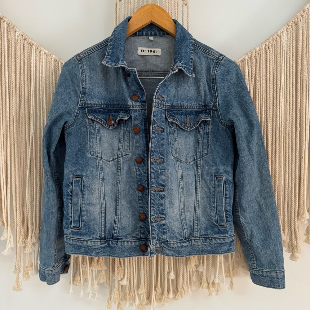 Custom Painted Denim DL1961 Jacket